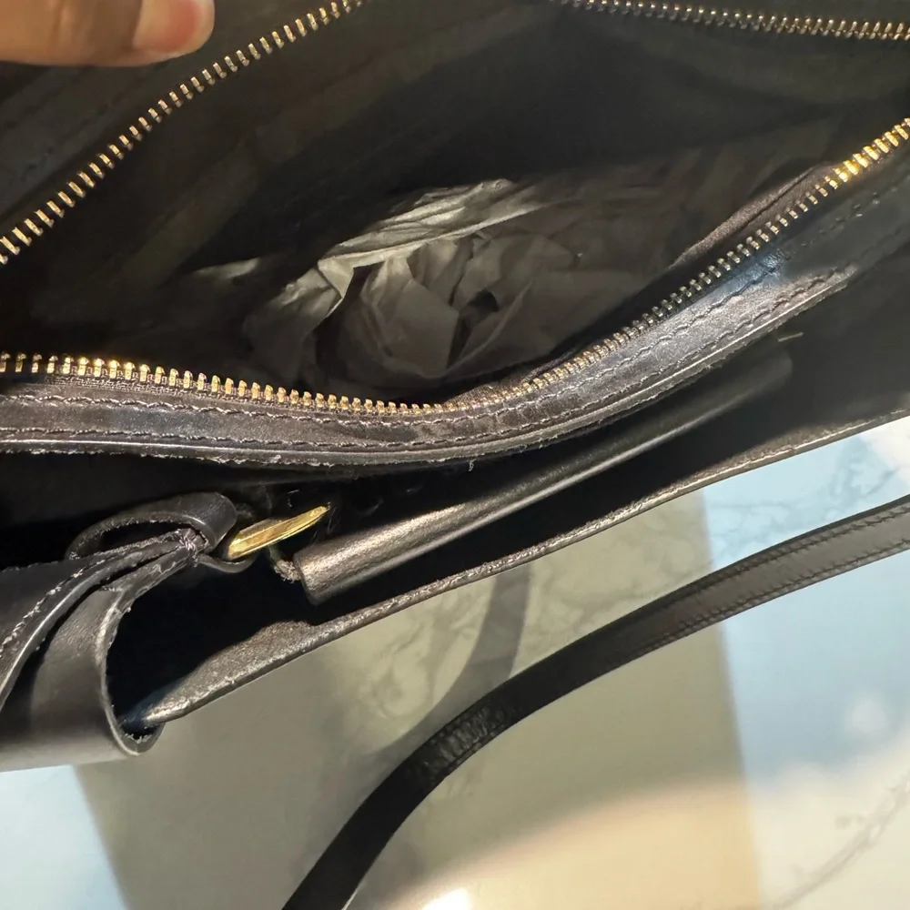 Zara leather large tote bag - Picture 6 of 9